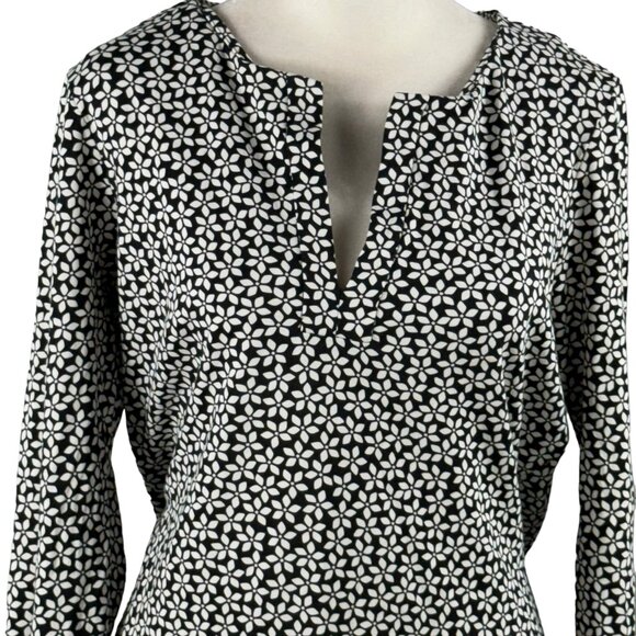 Chic & Effortless! Diane Von Furstenberg Reina Dress in Black & White Pr… - Picture 12 of 13